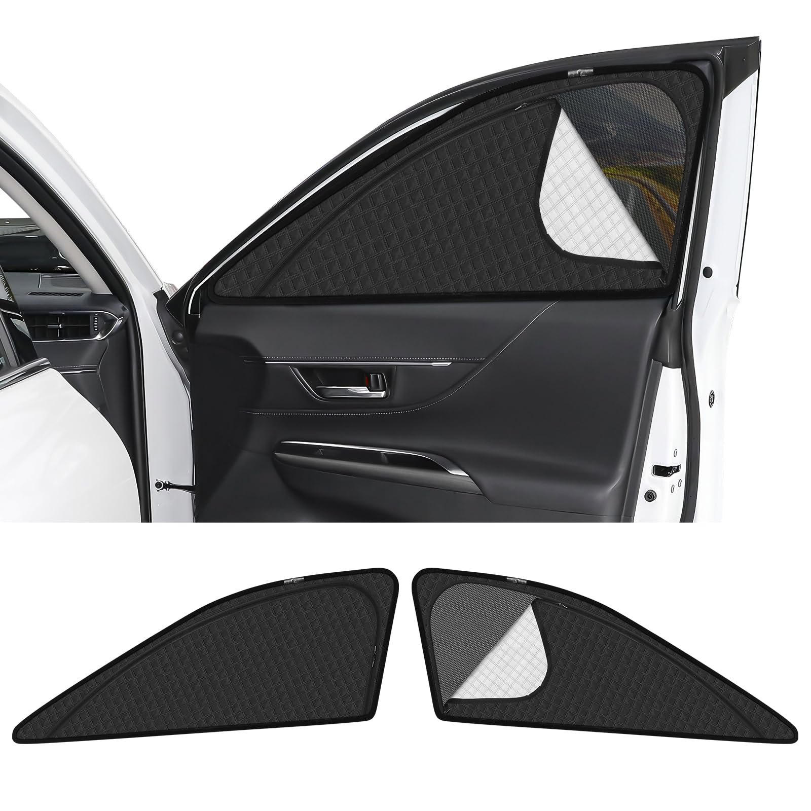 Amazon.co.jp: 新型 ハリアー 80系 専用 サンシェード マグネット式