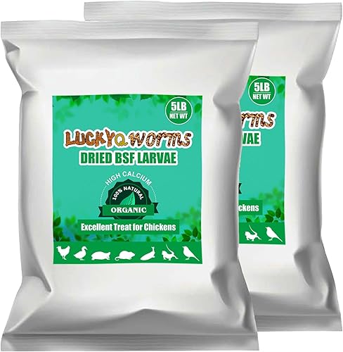 Vista 31 de Gusanos de harina secos, gusanos de harina a granel con alto contenido de proteínas, 22 libras, 100% sin OMG para aves, pollos, tortugas, peces