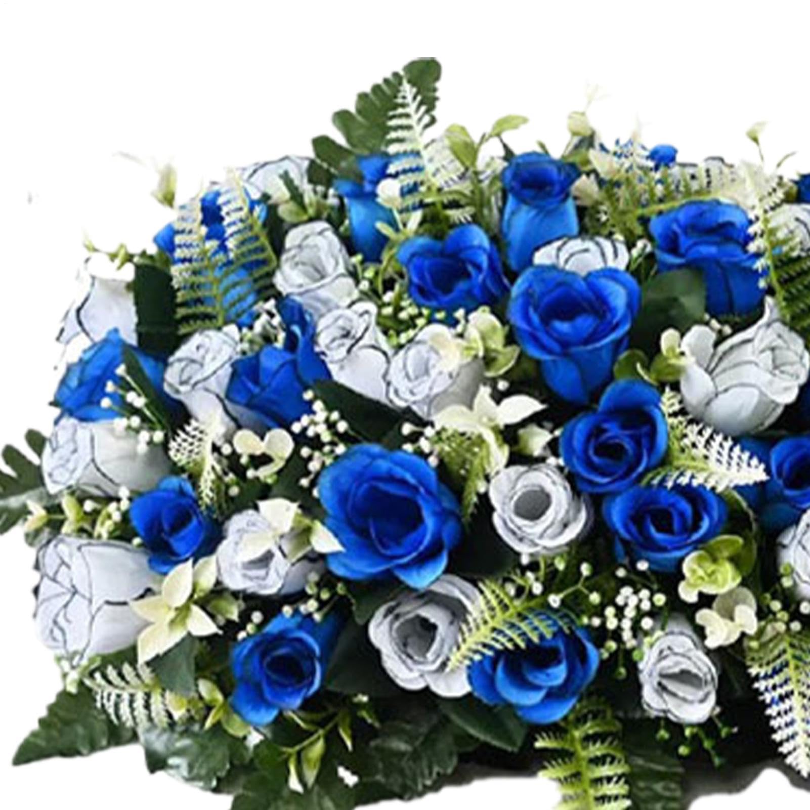 Générique Fleurs artificielles pour cimetière Roses artificielles mémorial