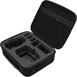 Uxsiya Estojo de transporte para drone, bolsa protetora portátil para drone, grande capacidade com bolsa de malha para viagem