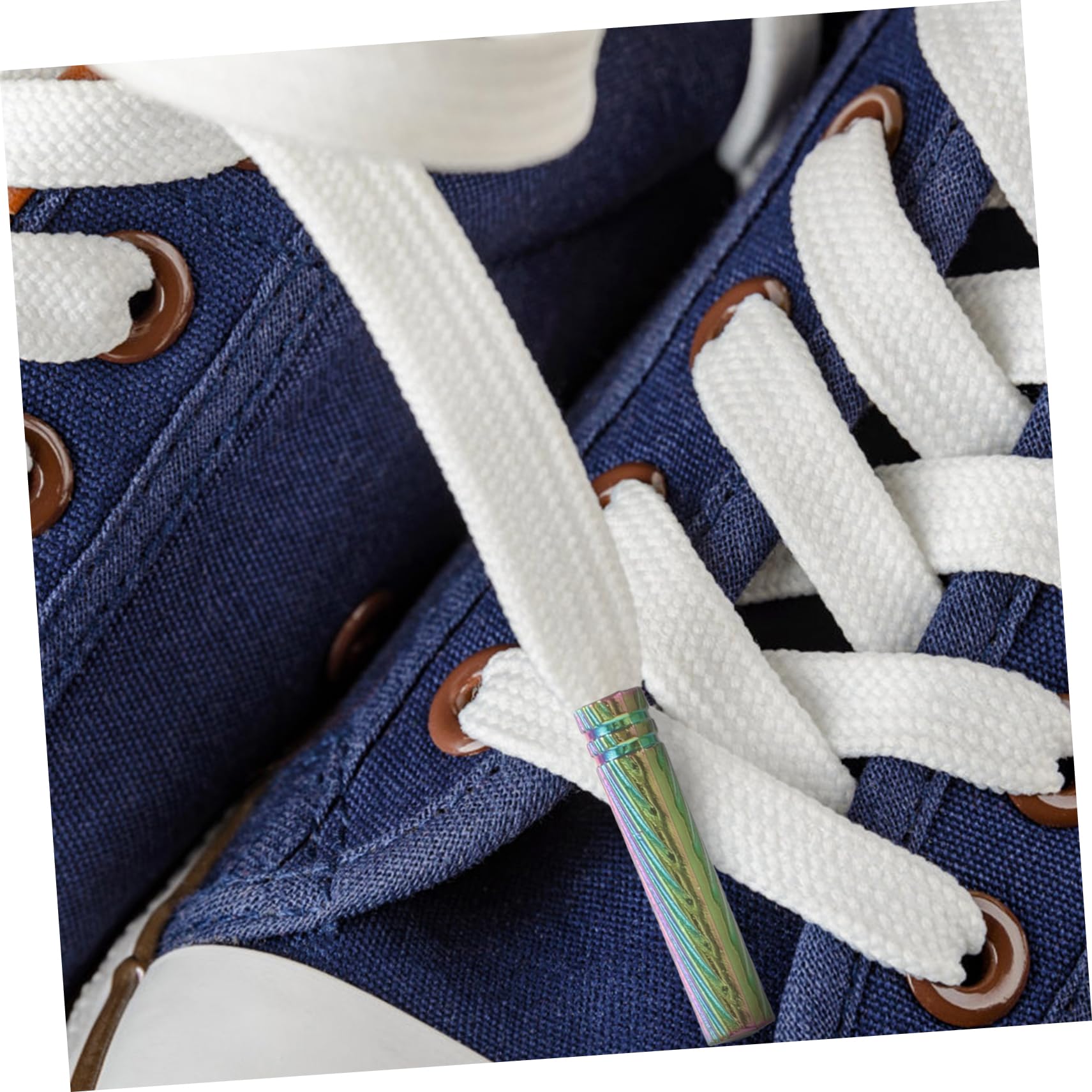 WOFASHPURET Shoelace Tips Replacement Metal Tips for Laces 10 Pack Diy Fashion Accessory