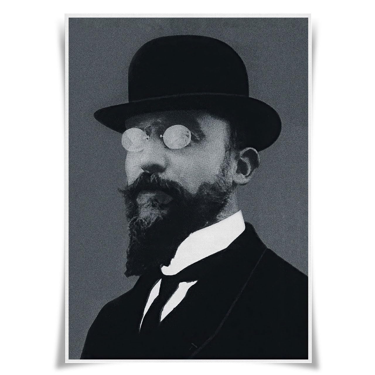 Nice Captain 44 Erik Satie Top 50 Classical Composers Portrait Poster Musician A3 Prints Wall Art Decor (44 Erik Satie)