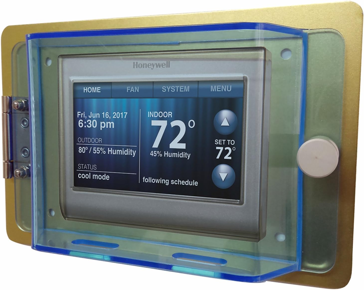 [Honeywell Smart Thermostat 'S Best Friend ] Little Artisan -Thermostat Guard for Honeywell Wi-fi Smart Thermostat RTH9580 ,RTH9590wf1011/w,TH9320wf5003