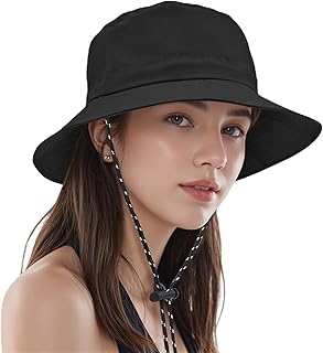 SYOSI Waterproof Bucket Hat Rain Quick Dry Hats for Men Women Packable Sun Hat for Fishing Hiking Outdoors