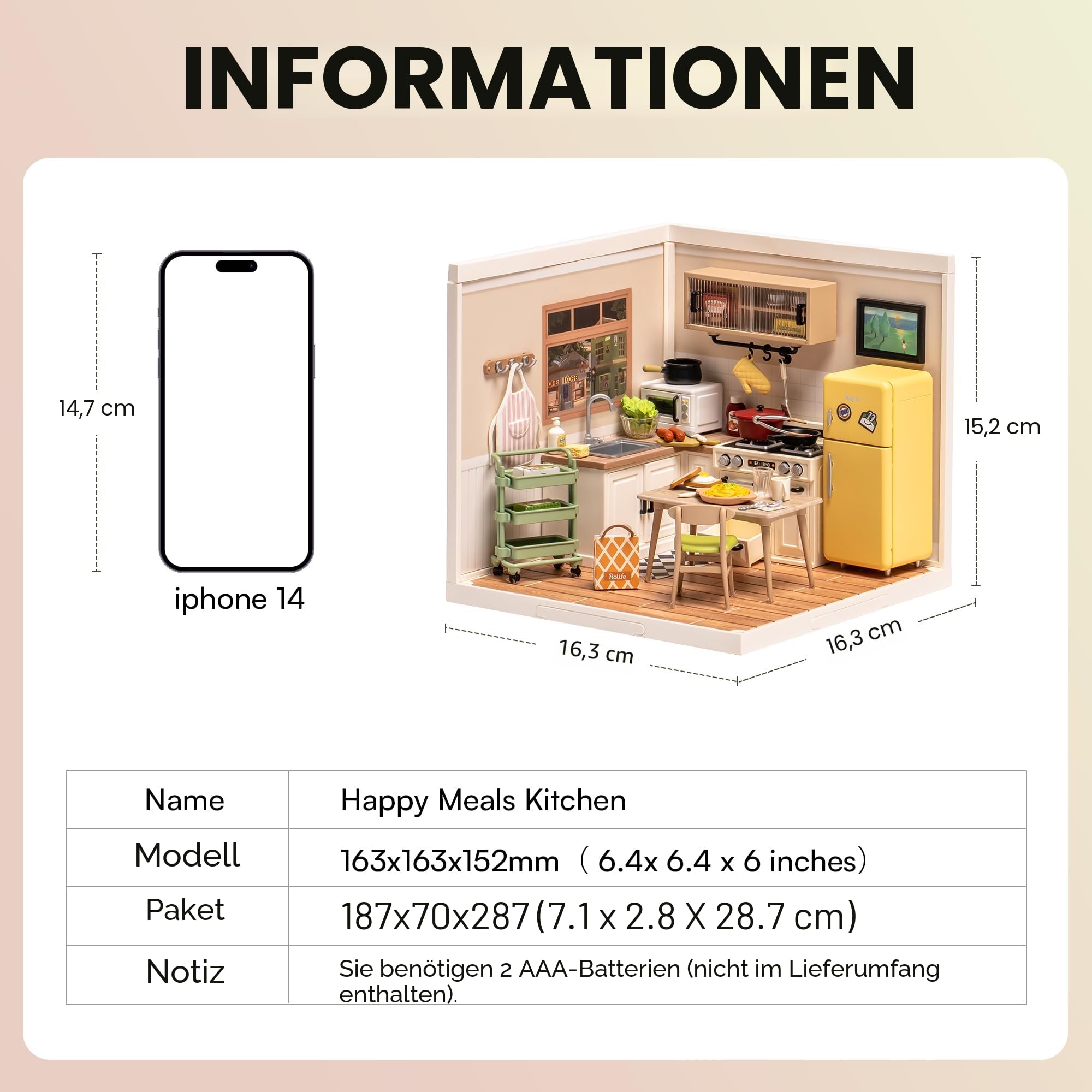 Rolife Miniaturhaus Bausatz-Erweiterungsfähiges Haus-Super Creator DW008