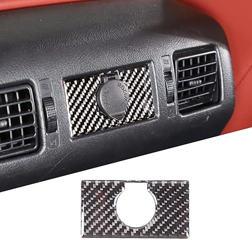 Adhesivo decorativo para interruptor de encendedor de cigarrillos de fila trasera para Toyota Tundra 2007-2013, accesorios para consolas centrales,