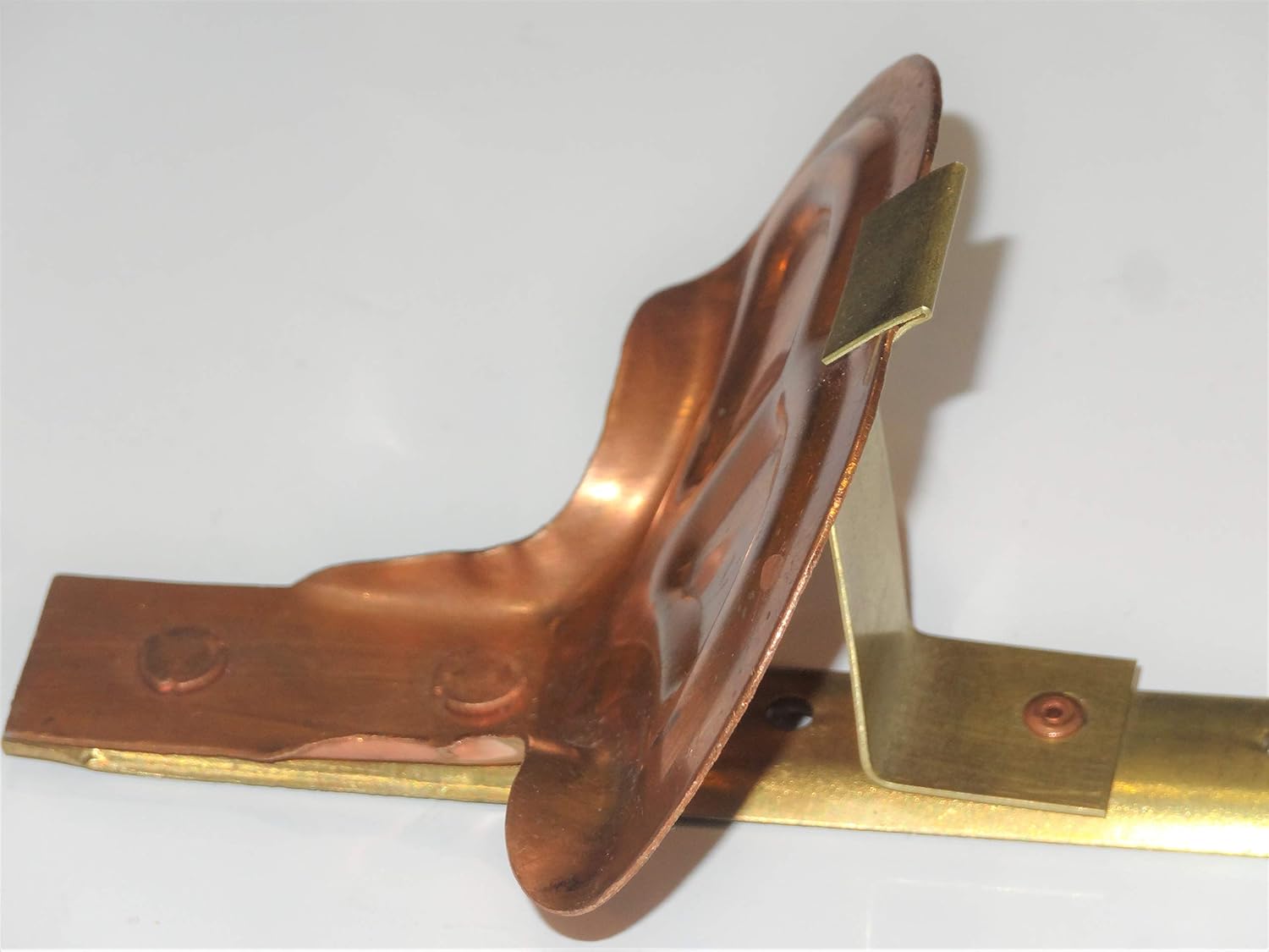 Copper Snow Guard with Supporting Bracket