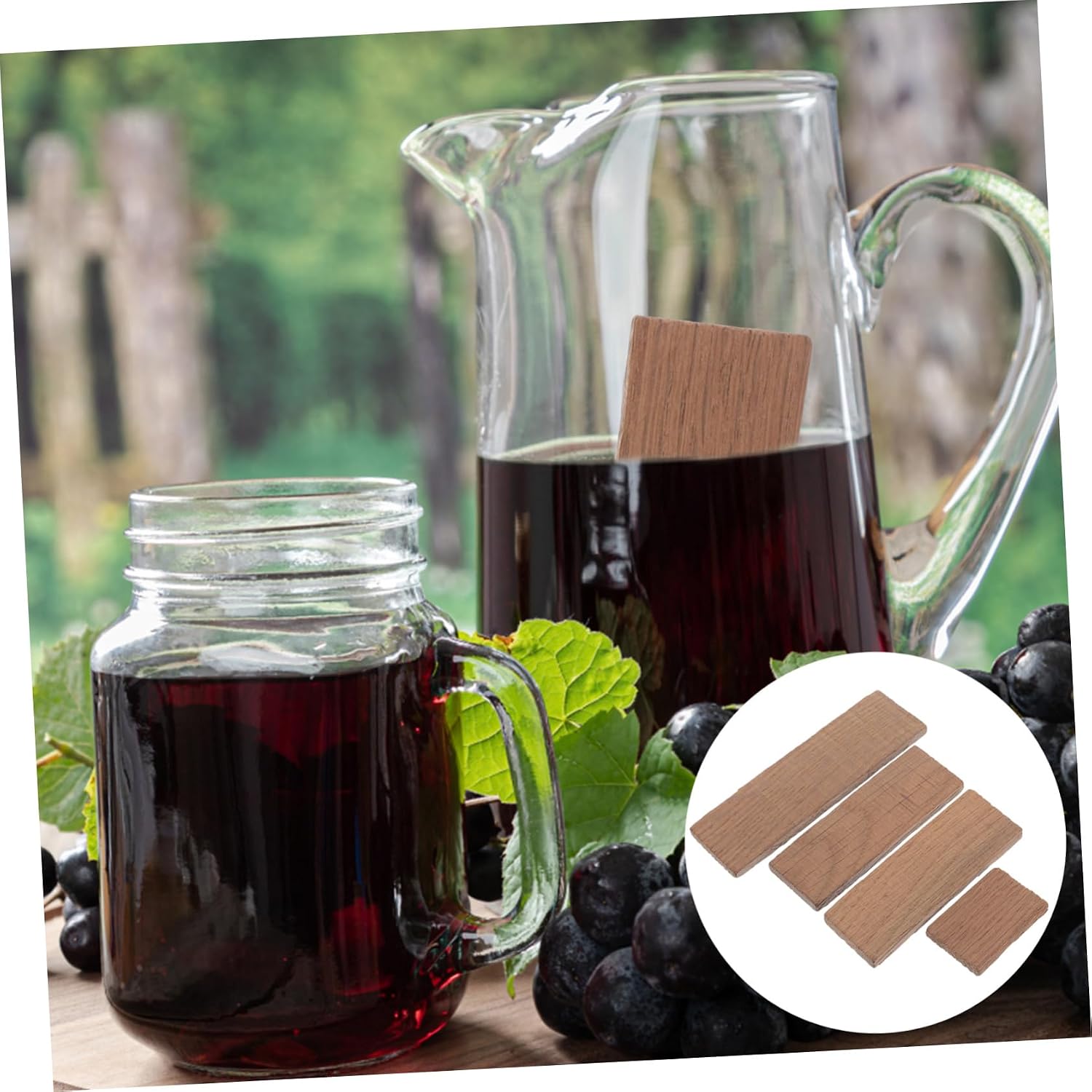 50g Enhance Wine Flavor French Oak Chips Medium Blocks for Making Equipment