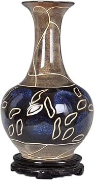HH-CC Sculpture Vase Vase Ceramic Handmade Crafts with Rotating Base Can Be Placed in The TV Cabinet Bedside Table Decoration 36 * 21cm Crafts