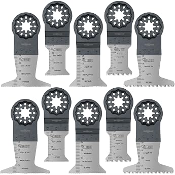 SabreCut SCFNK10 Multitool Blades Durable Pack of 10