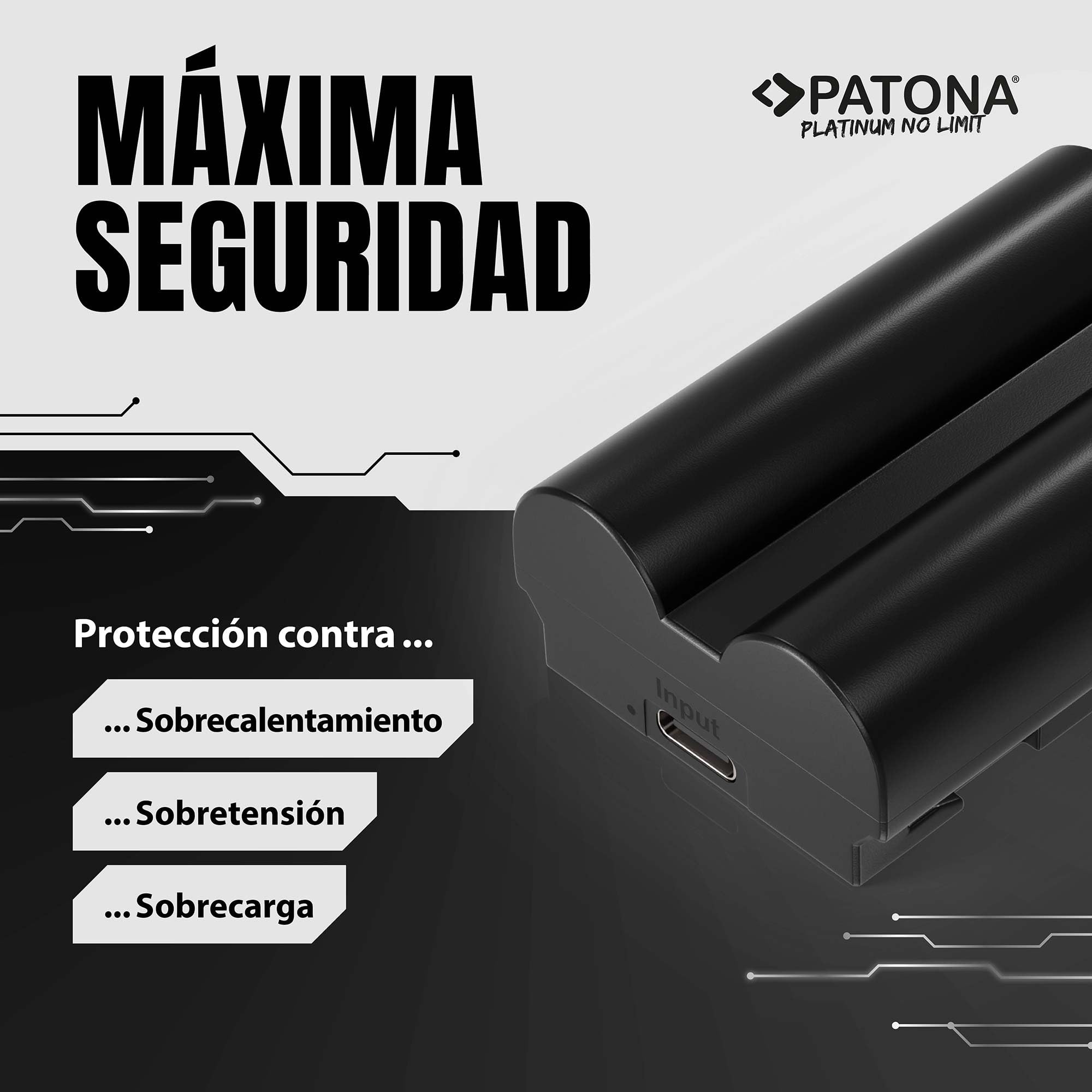 PATONA Platinum NP-W235 Batería 2600mAh USB-C Input Compatible con Fuji Fujifilm GFX-50s II GFX-100S GFX100 II X-H2 X-H2S X-S20 X-T4 X-T5 GFX 50 100 100S GFX50 XH2 XH2S XS20 XT4 XT5 NPW235 NP W235