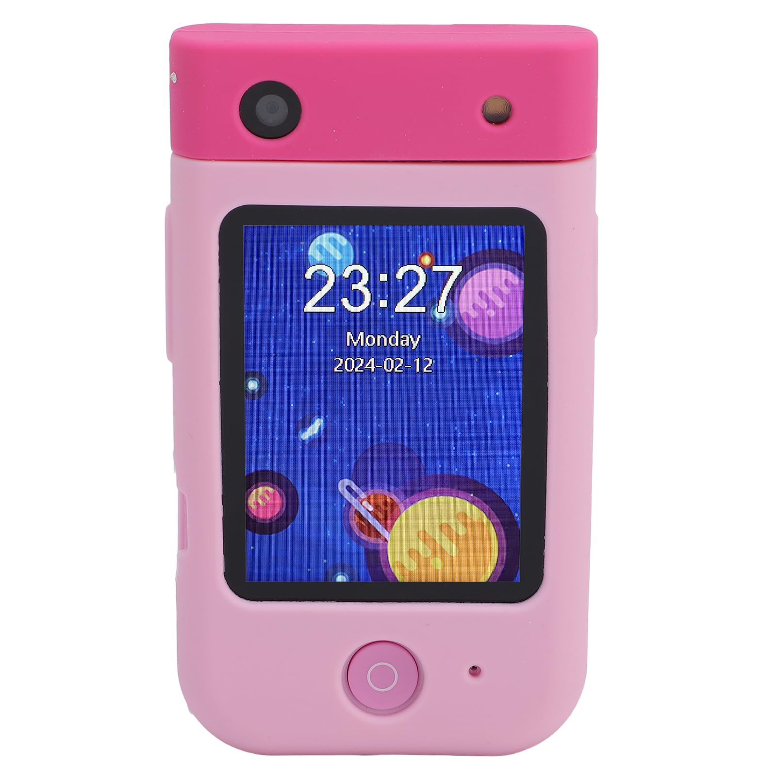 Annadue Kids' Smartphone with 2.8 Inch Touchscreen, 180° Flip Camera, 1080P Video Recording, Music Video Playback, and Educational Games The Perfect Gifts for Children (Light Pink)