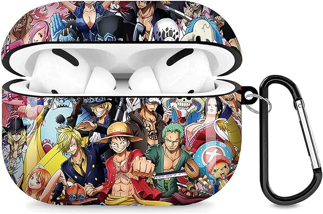 I3C Airpods Pro Case Cover Anime, Soft Shockproof Protective Wireless Earphone Case, Headphone Case for Teens Adults