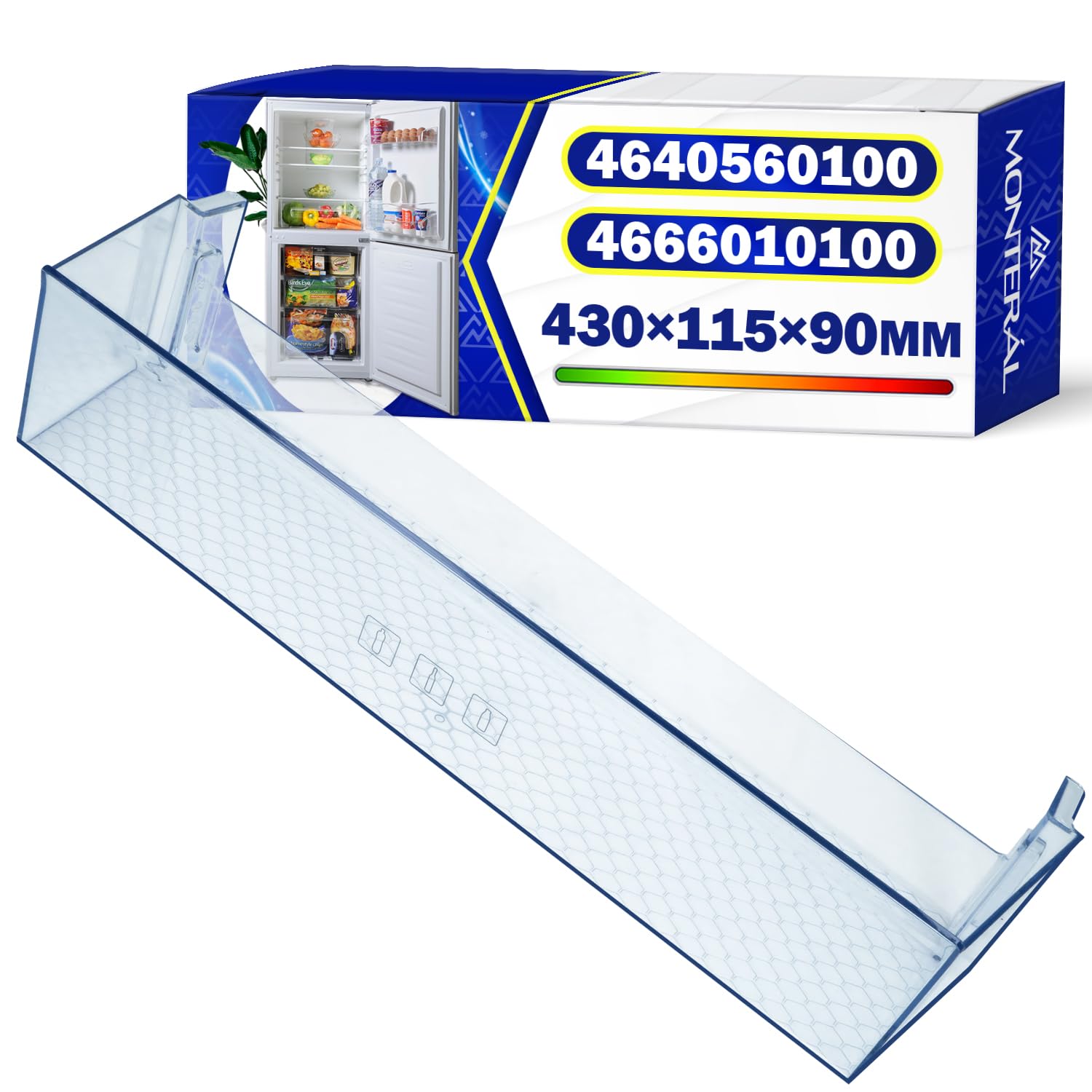 Balconnet Refrigerateur 430x115x90 mm Code Original 4640560100 pour Beko | Garantie de 10 Ans - MONTERAL