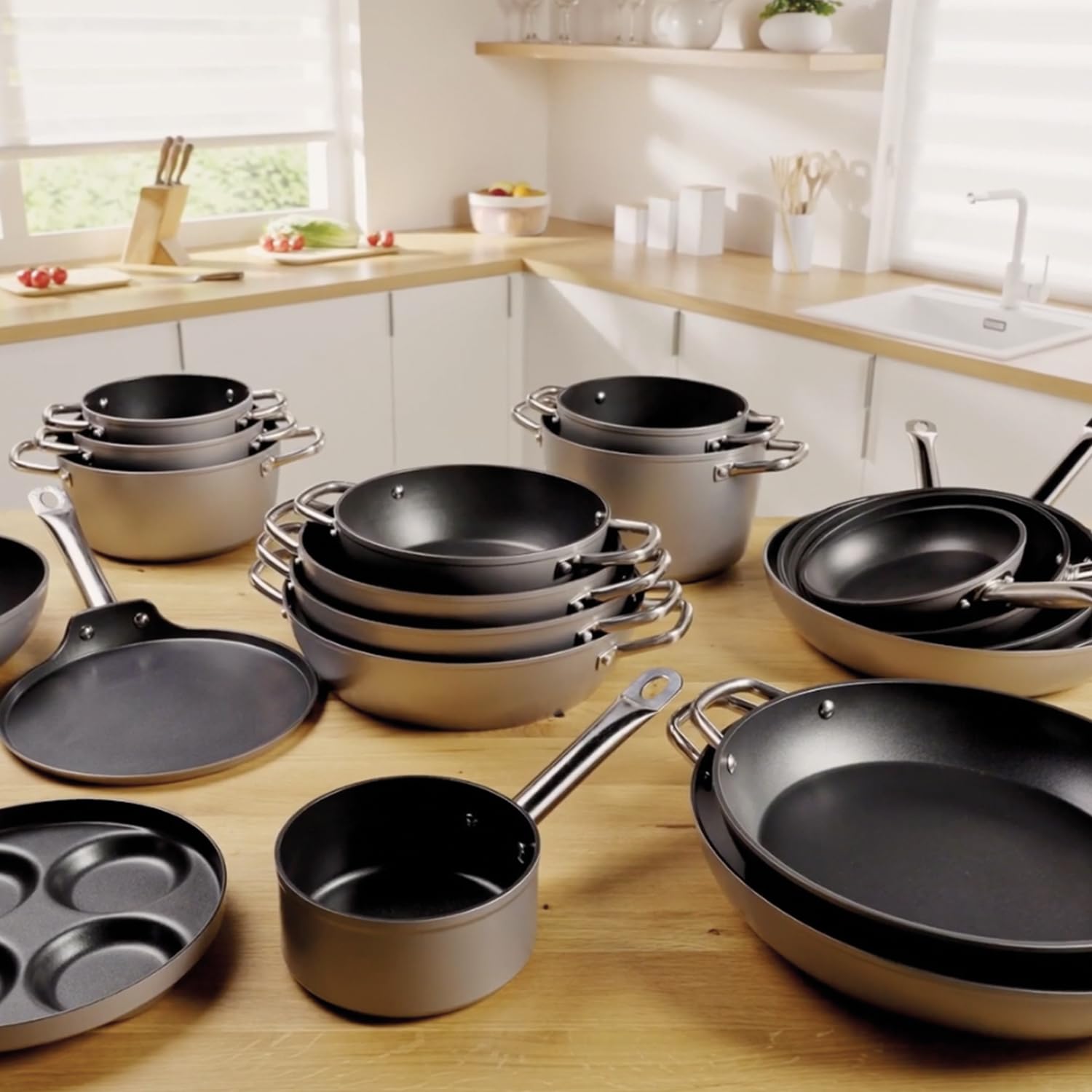 Tescoma 606962 Tegame fondo 2 manici ø32 cm GrandCHEF+