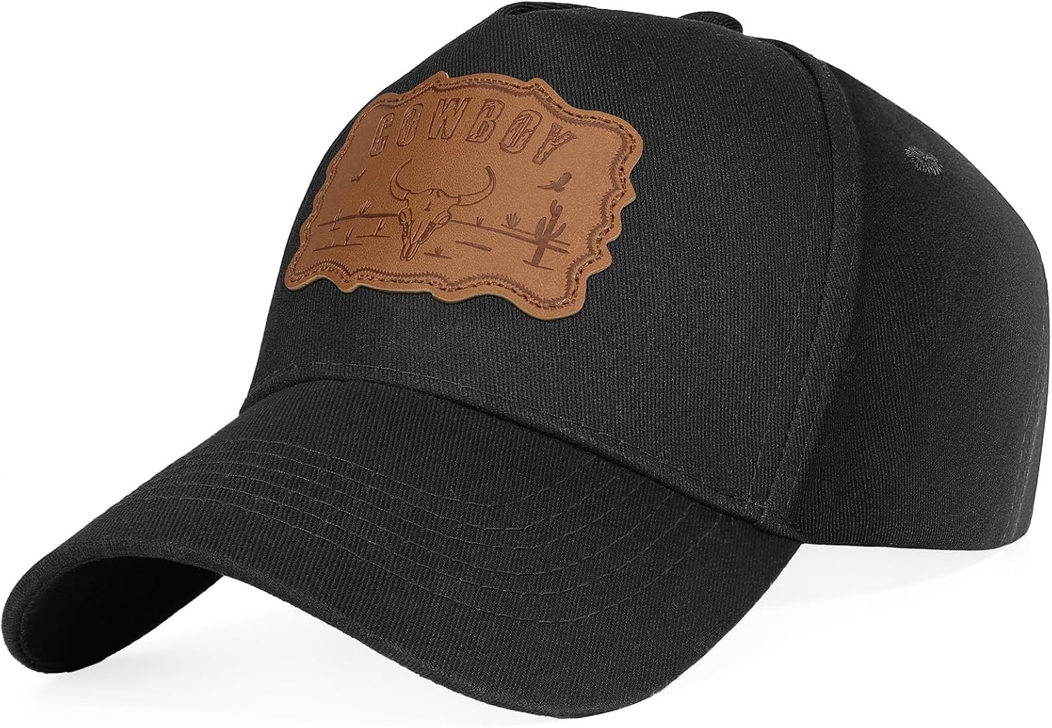 SANSTHS Cowboy Trucker Hats for Women Men Structured Vintage Trucker Hat Cow Print Baseball Cap Western Cowgirl Hat