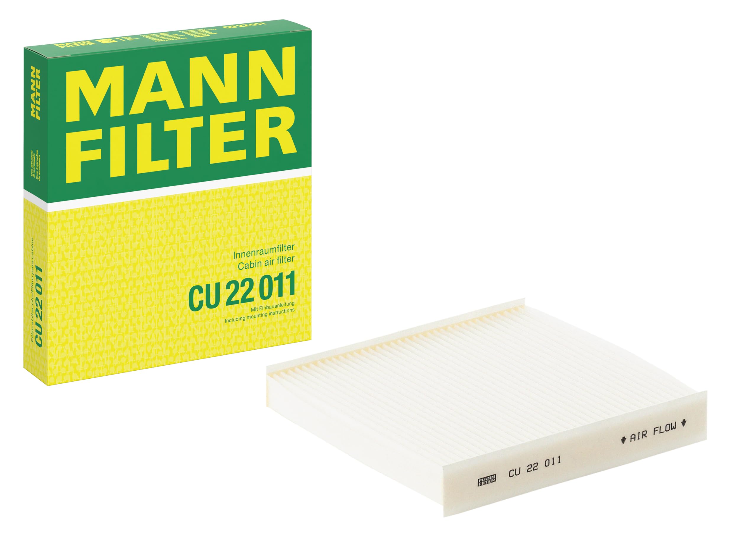 MANN-FILTER CU 22 011 Innenraumfilter/Kabinenluftfilter - für Pkw + Transporter