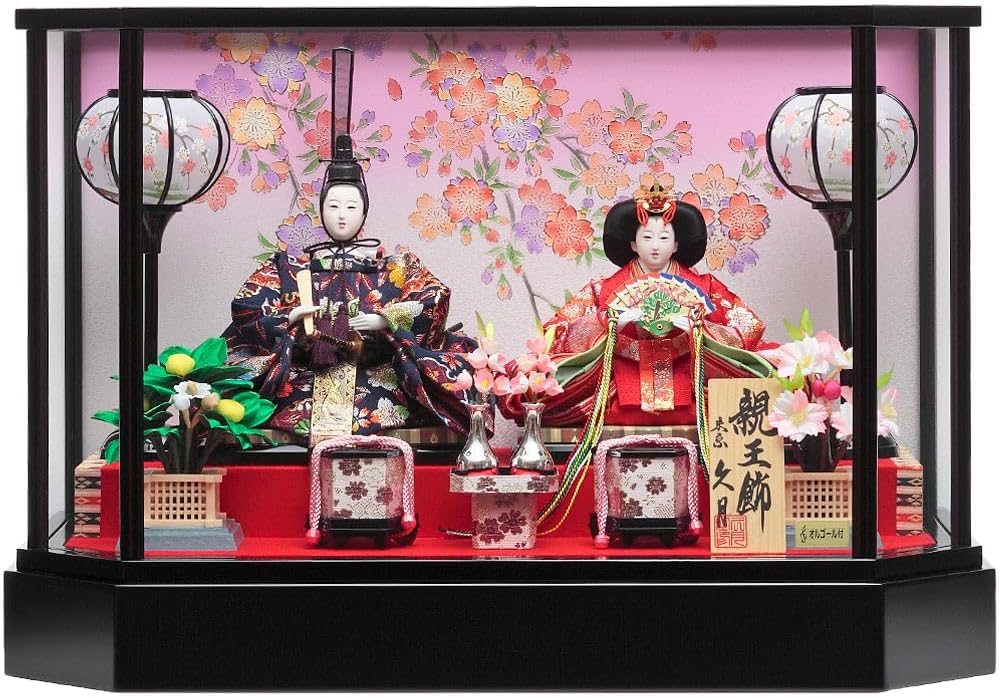 久月official 雛人形 親王ケース飾り オルゴール付 5H-KK54-Z 久月