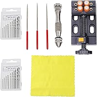 Vista 1 de Prensas de banco Abrazadera de banco Brocas de giro de mano Pin Vice Tallado Abrazadera para manualidades DIY carpintería