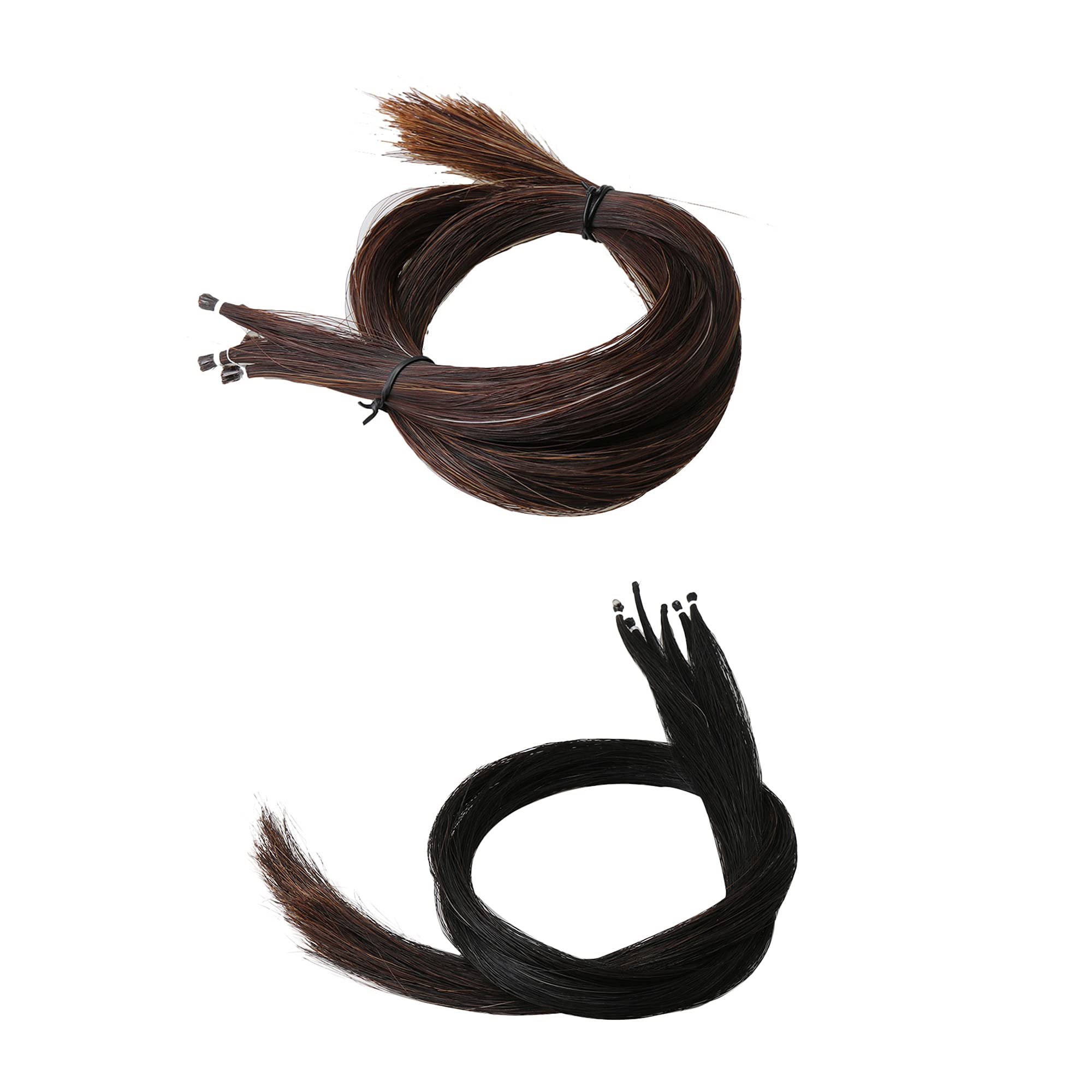 Trois garanties crin de crin de cheveux d'arc de violon de pour le remplacement d'arc de violon 83 cm