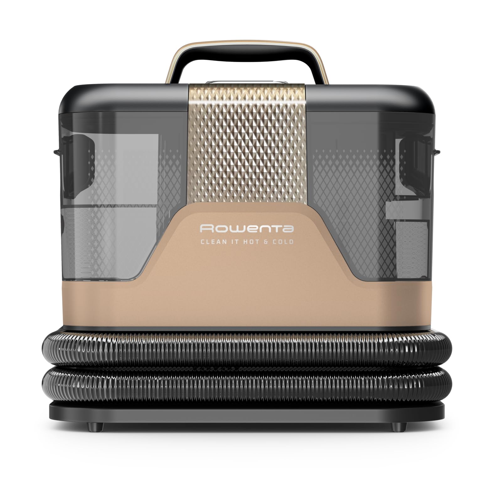 Rowenta Clean It Hot & Cold, Smacchiatore 3 in 1 con Tecnologia PowerHeat, per Pulizia a Caldo e Freddo di Tappeti, Divani e Auto, Colore Copper Tinto, 1150W, IN7021