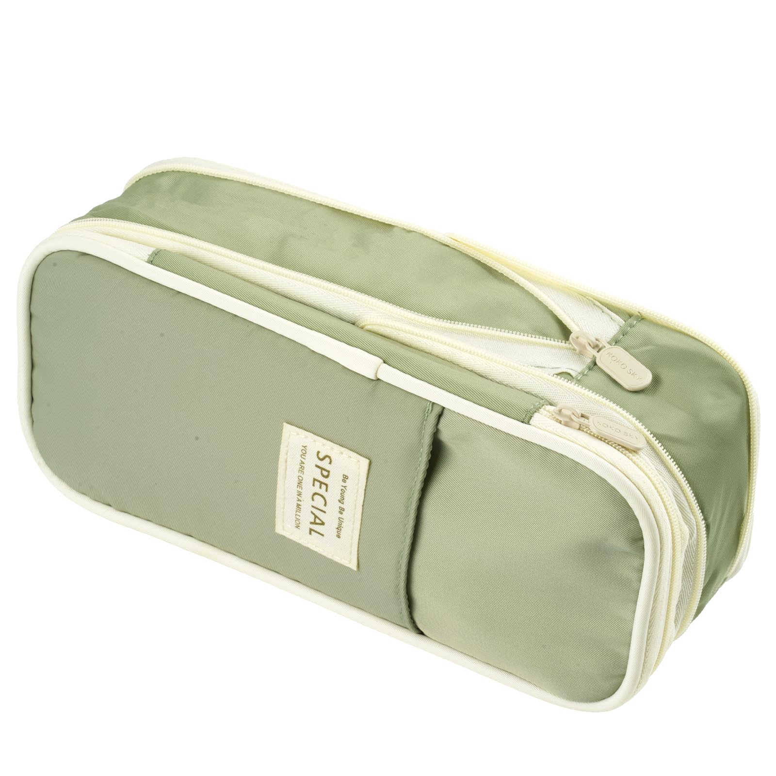 Expandable Pencil Case, Large Pencil Cases Big Capacity with Compartments
