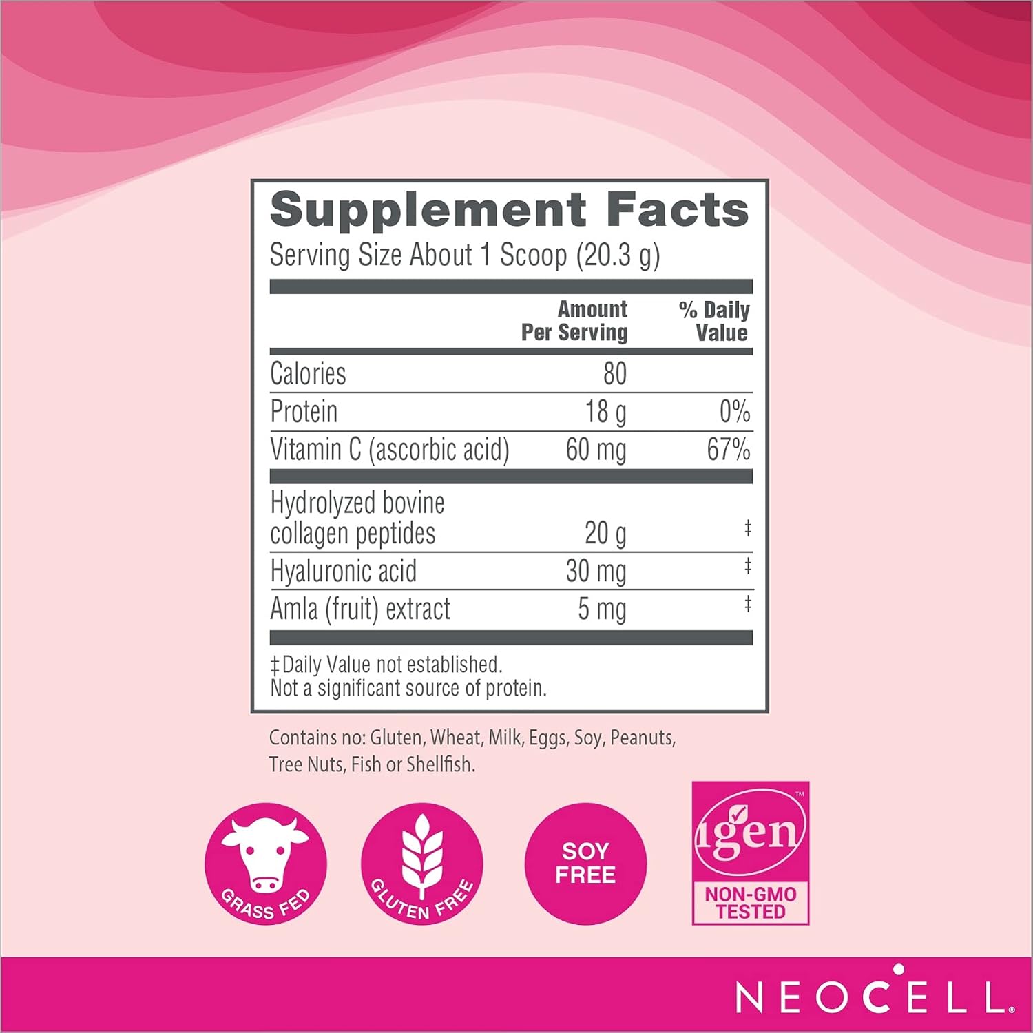 NeoCell Collagen Protein Peptides For Heathy & Beautiful Skin, Unflavored 14.3 Ounce Tub (Package May Vary)