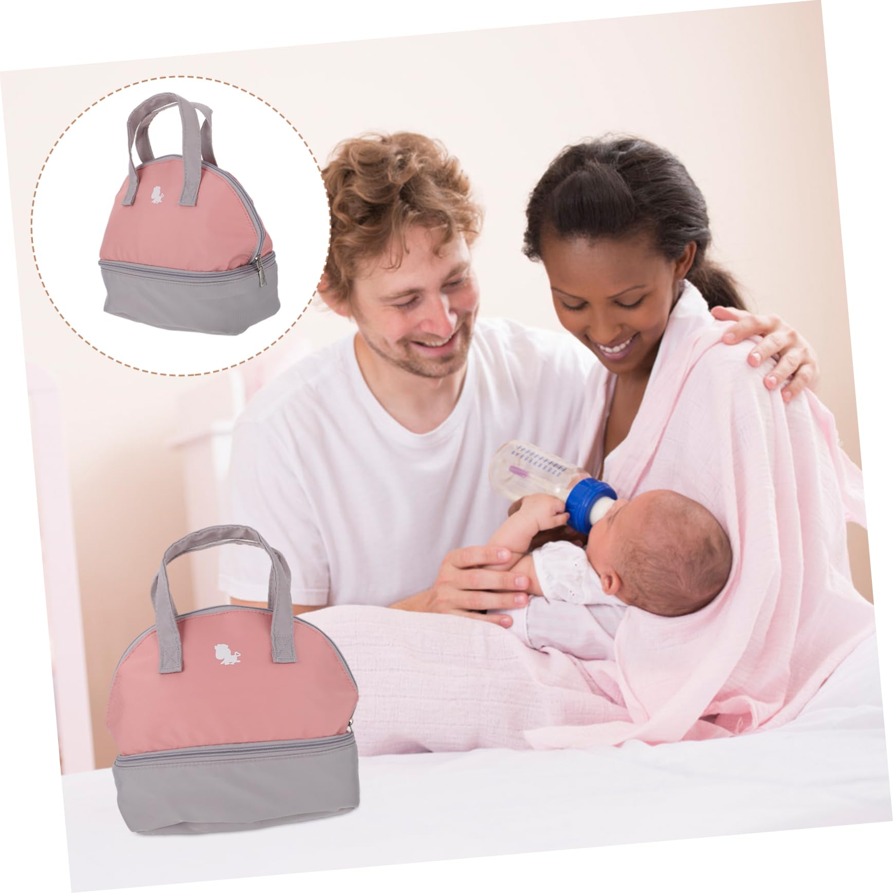 TOYANDONA 3pièces Portable pour Conservation du Lait Maternel De Rangement Étanche avec Double pour Mères Déplacement