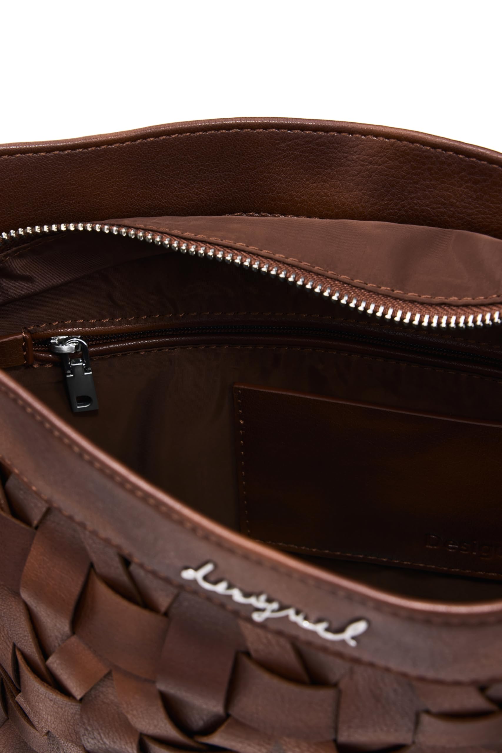 Desigual Schultertasche Argon Camel Buxton Bag Leather West braun