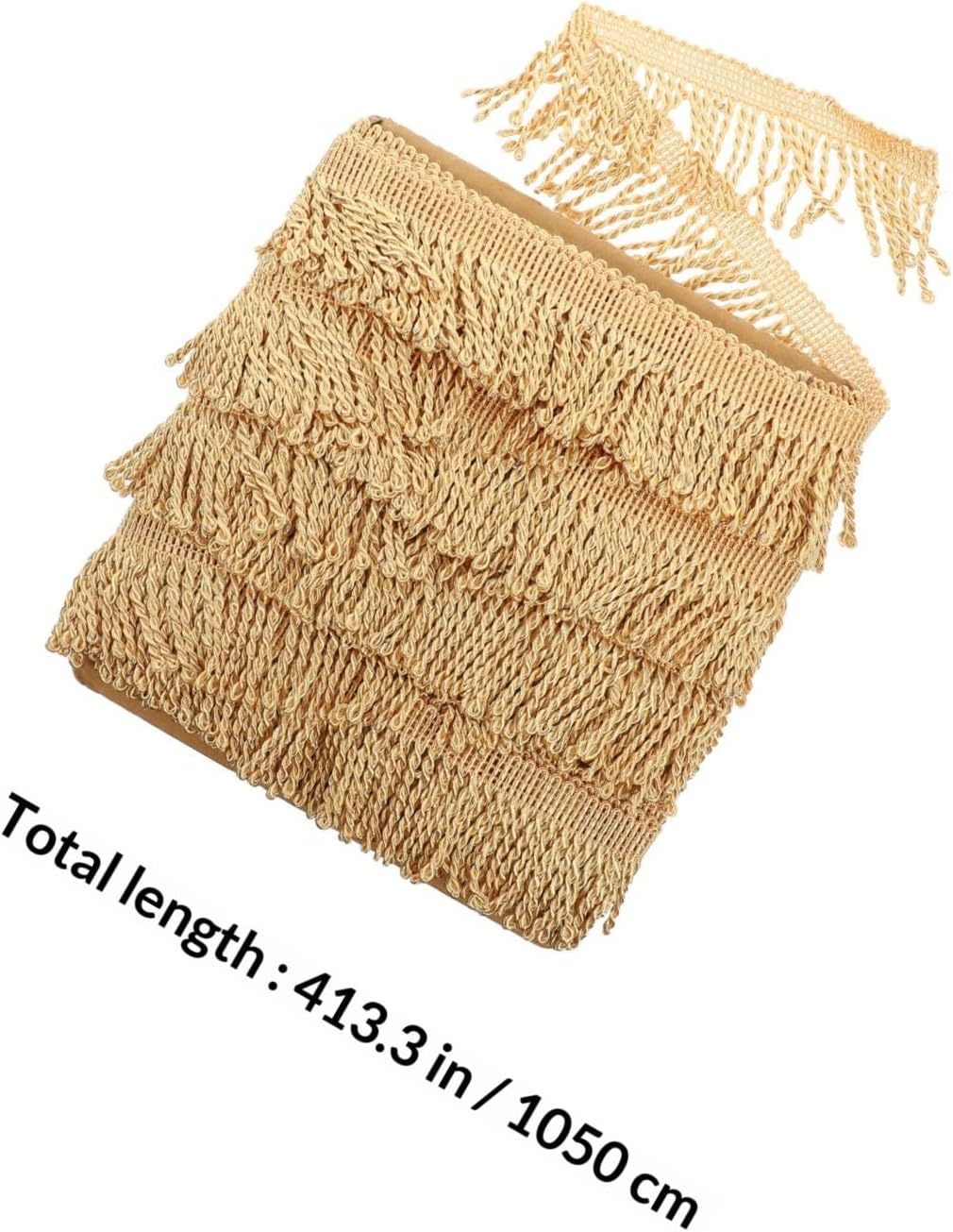 Golden DIY Tassel Fringe Trim for Curtains and Sofa Crafts