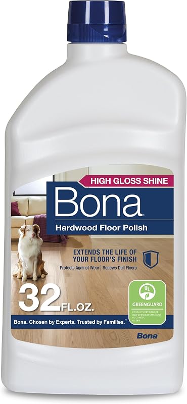 Esmalte para pisos de madera dura Bona - 32 fl oz - Brillo de alto brillo