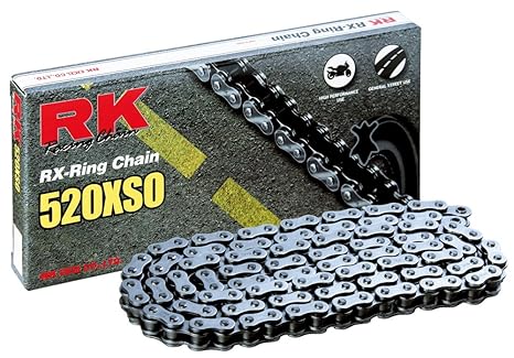 RK Racing Chain 520XSO-150 520 XSO Non-Gold RX-Ring 150-Link Chain