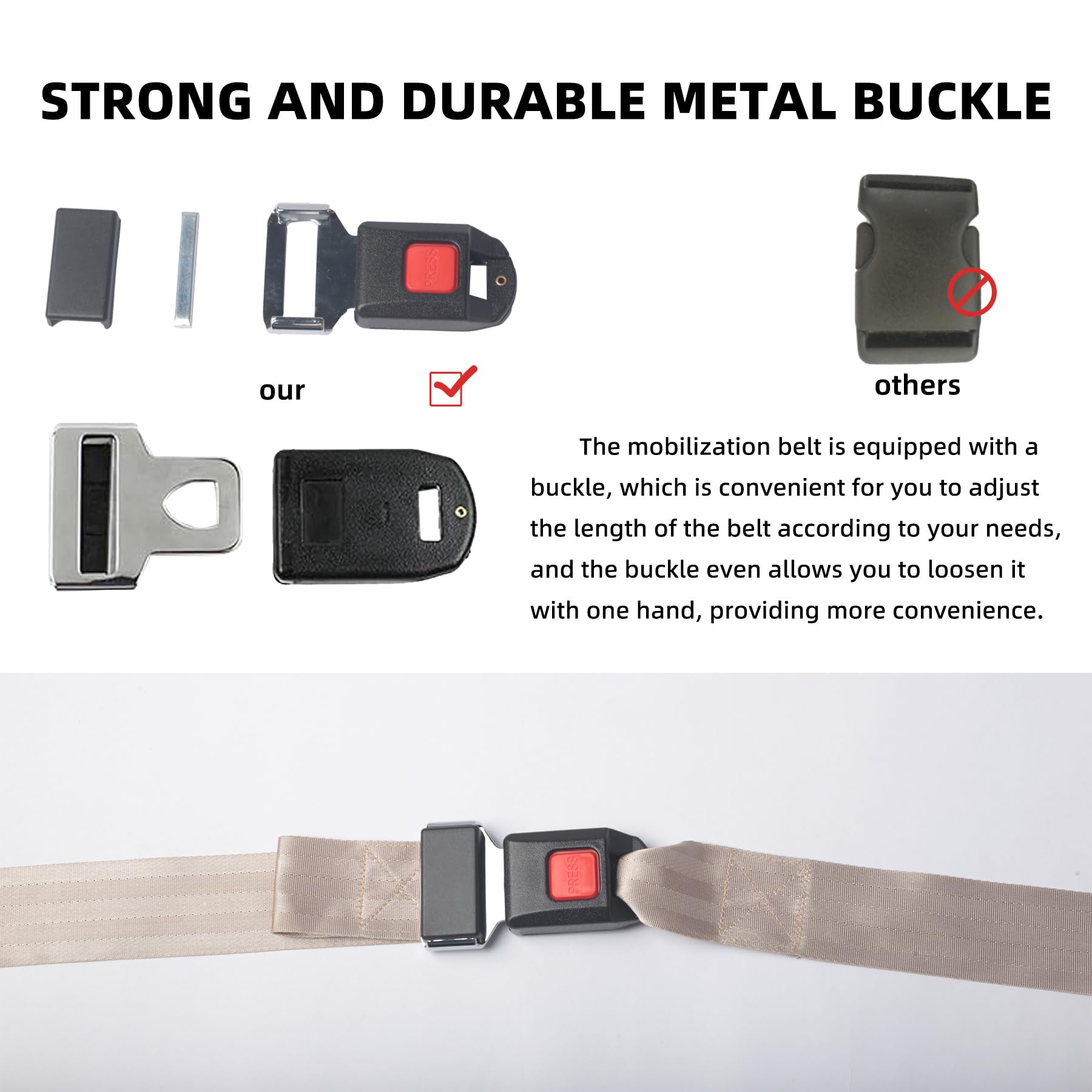 Txudozu Mobilization Belt(9.8Ft) -Physical Therapy Strap for Physical Therapy, Rehabilitation, and Manual Therapy, Mobilization Belt Physical Therapy - Strongly Recommended by physicalTherapists ?