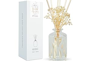 Auelife Vanilla Lavender Essential Oil Reed Diffuser Set