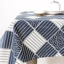 Tablecloth Vinyl Cover Cutable Waterproof Oilproof Stain Resistant Durable Length Adjustable 90x140cm 140x140cm 140x180cm 140x220cm Heat Resistant Rectangle Scandinavian Easy to Clean