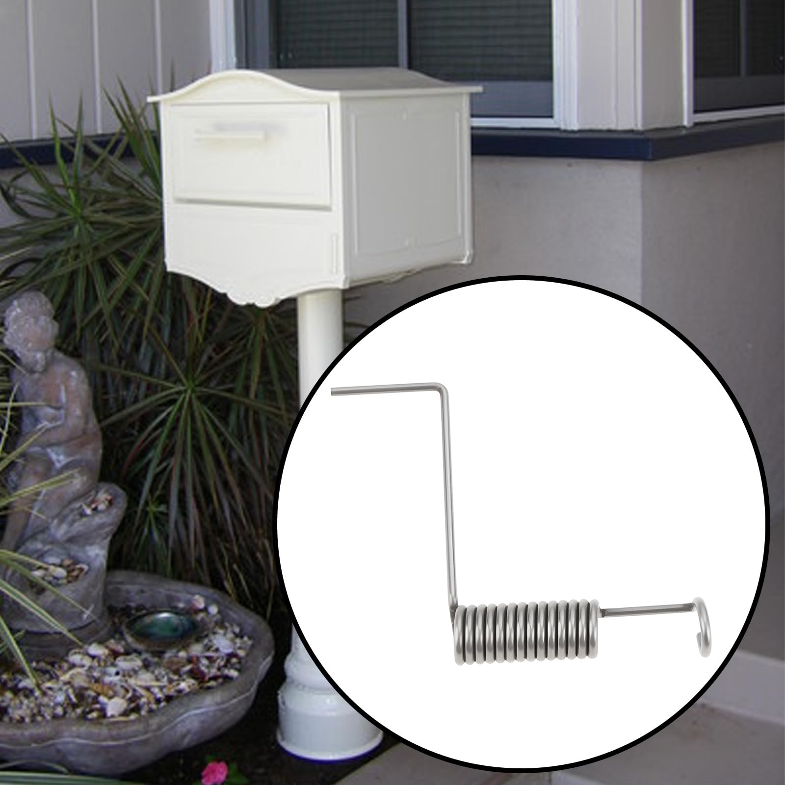 ECSiNG 4pcs Letterbox Letter Plate Springs Replacement for Traditional Letterboxes - Image 3