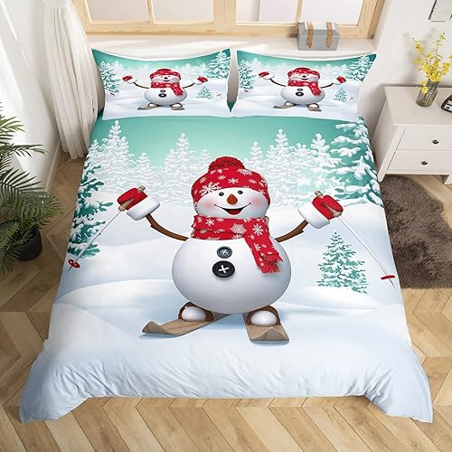 Miniatura 9 de Erosebridal Juego de ropa de cama de hurón para niños, funda de edredón de animales salvajes, bonita funda de edredón de vida silvestre para niños