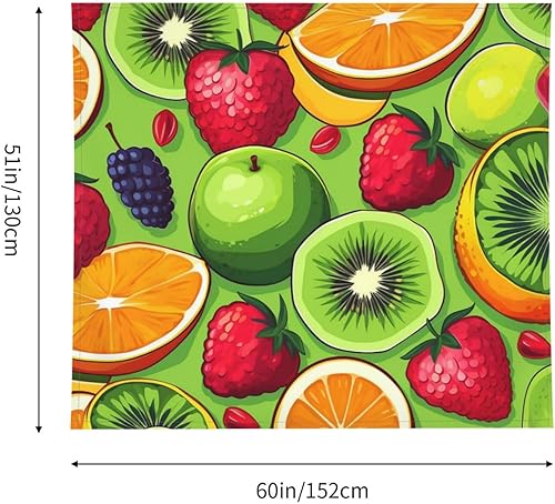 Miniatura 2 de VTCTOASY Tapiz de varias frutas para colgar en la pared, para dormitorio, decoración del hogar, tapices estéticos para colgar en la pared para sala