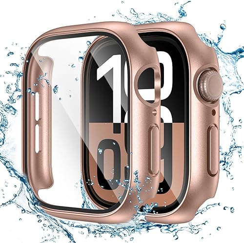 Vista 8 de Tensea para Funda Protectora de Pantalla Impermeable para Apple Watch 40 mm SE 3/SE 2ª Generación/SE/Series 6/5/4 Accesorios, Cubierta Protectora