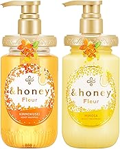 &honey & honey fleur shampoo hair treatment, pair set, oyster & mimosa scent [shampoo/hair treatment body]