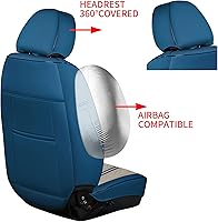 Vista 256 de GXT Bench Seat Cover, Premium Faux Leather Bench Seat Covers for Trucks - Universal Fit for Most Sedans SUV Pick-up Truck, Durable for Long Lasting