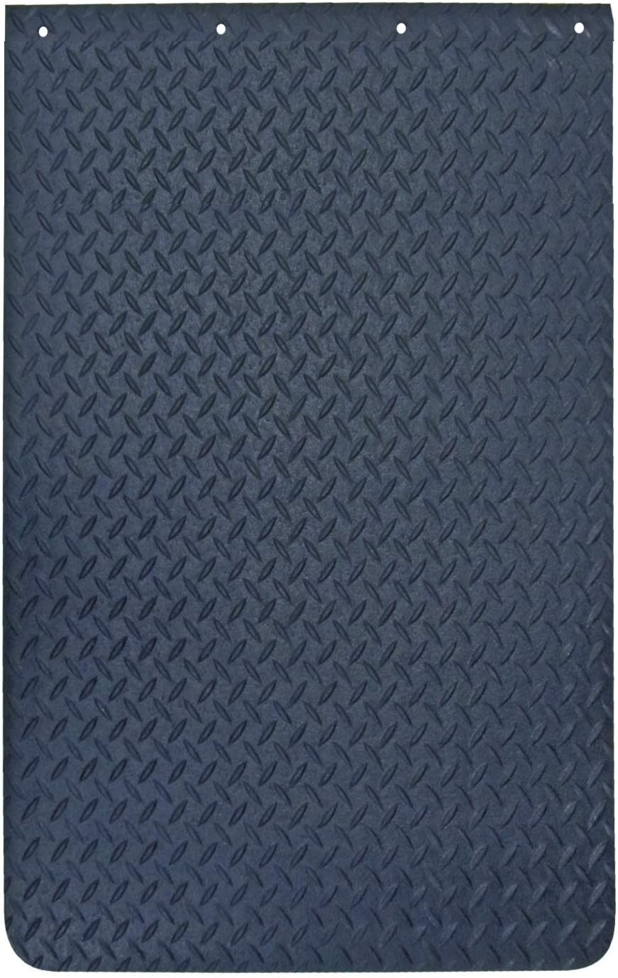 Denco Diamond Plate Extreme Duty Mud Flaps for Semi Trucks, 24" x 36", Set of 2