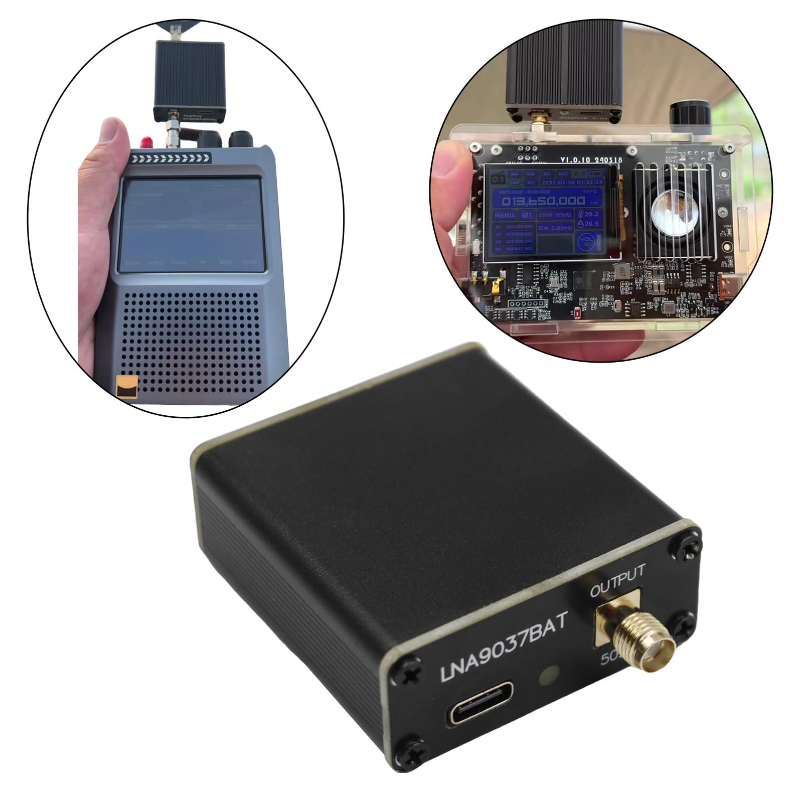 Amplificateur RF LNA Largeband 10k-6GHz 20 dB Gain 35 dBm IP3 pour Radio Amateur