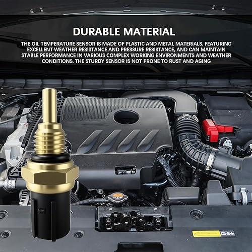 Miniatura 7 de Sensor de temperatura del aceite, sensor de temperatura del refrigerante del motor, reemplazo diferencial del remitente de temperatura del aceite,