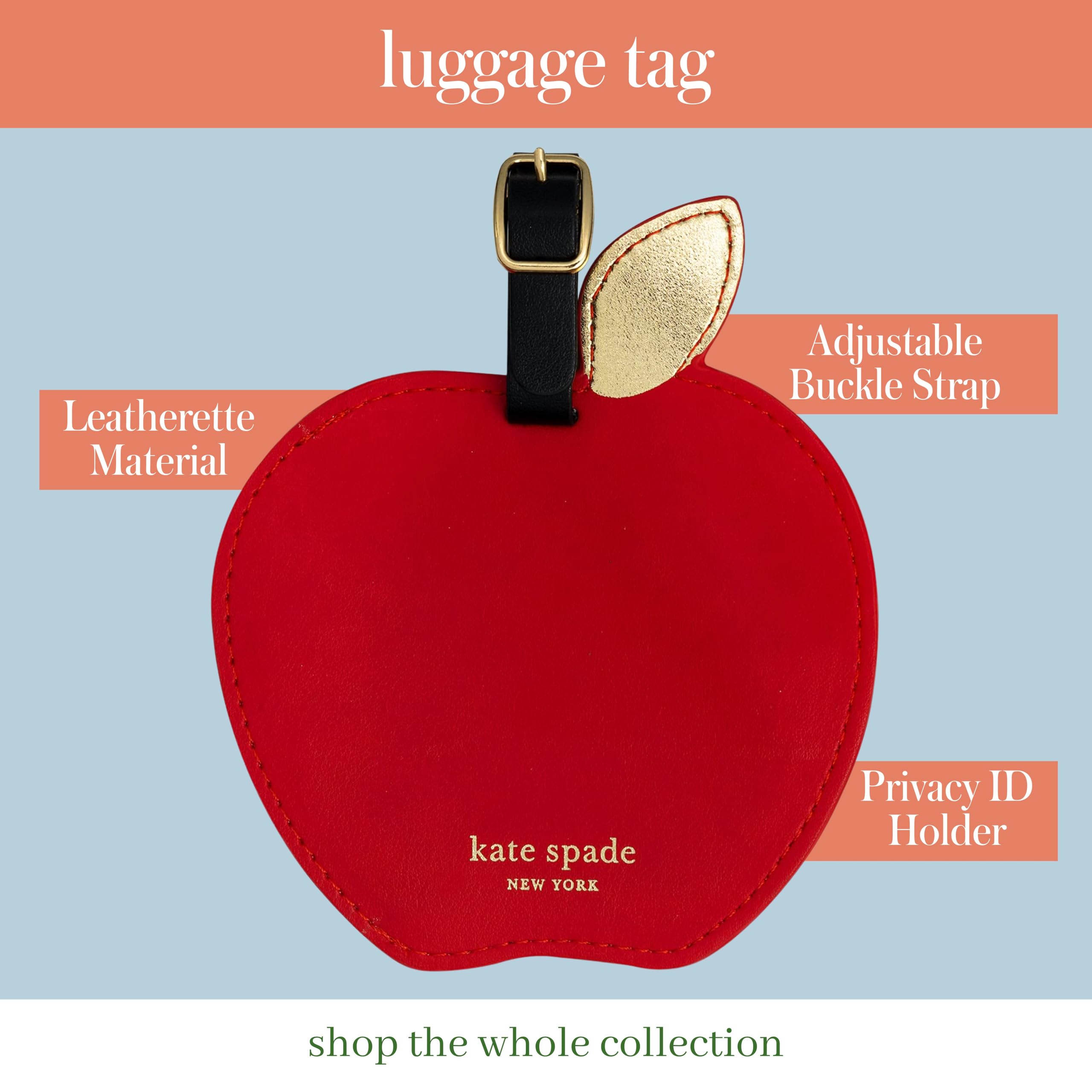 Amazon.com | Kate Spade New York Round Red Vegan Leather Luggage