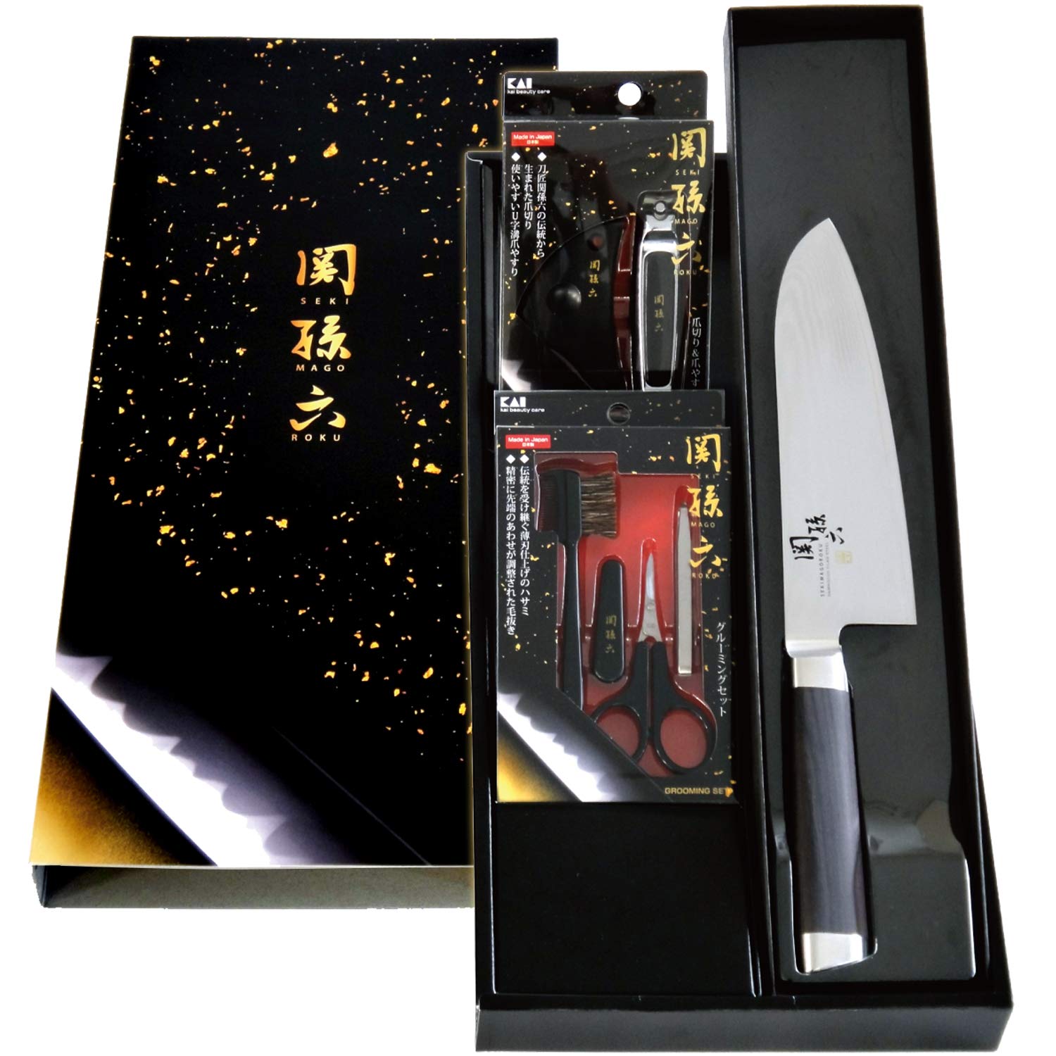 Amazon｜貝印 KAI 【Amazon.co.jp限定】 関孫六 6点ギフトセット