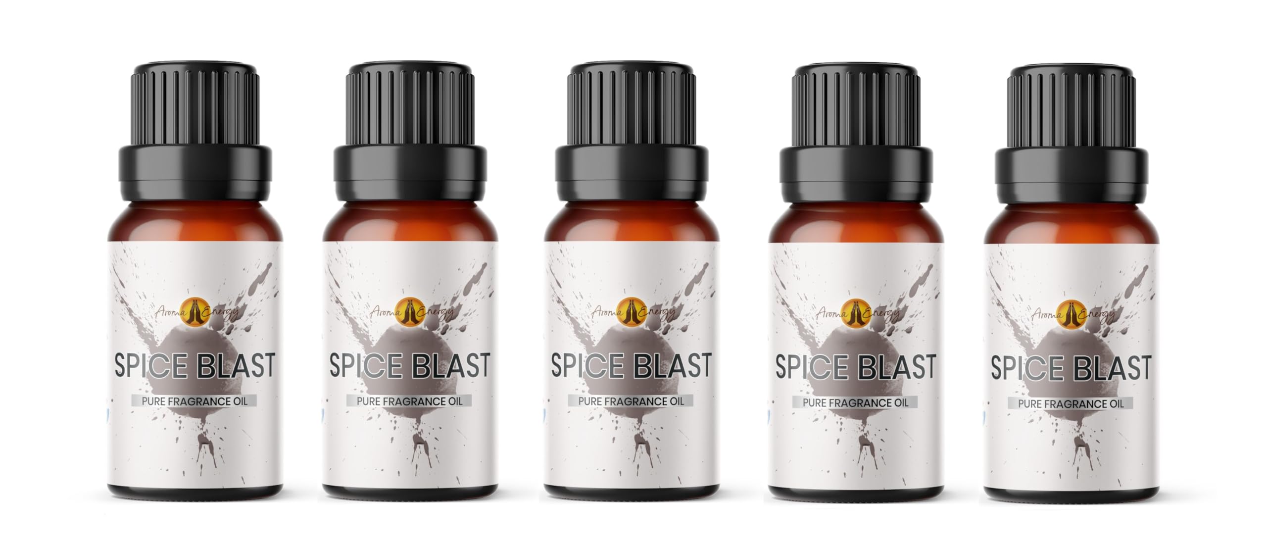 Spice Blast Inspired Fragrance Oil 50ml (5x10ml) | Diffuser Oil for Home, Burner, Soap & Candle Making, Perfume Fragrance, Wax Melts, Car, Scented Aromatherapy Gift | Made in UK