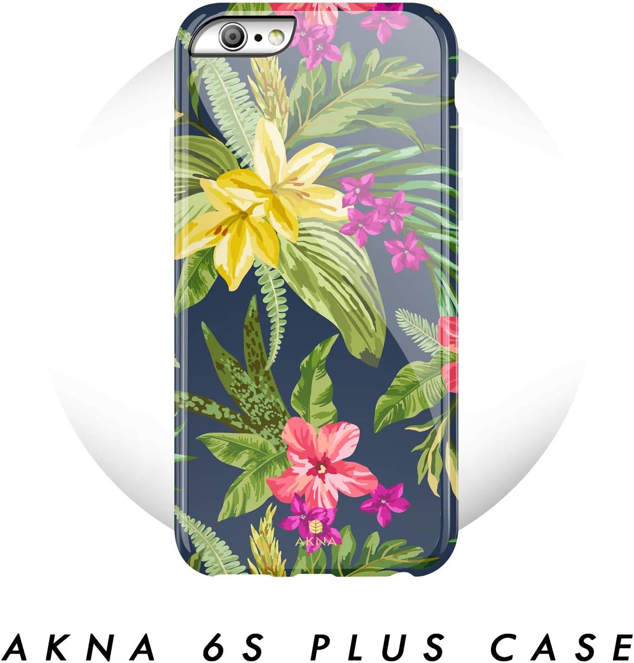iPhone 6 Plus/iPhone 6s Plus case, Vintage Floral Pattern, Akna Hard Silicon Back Cover for Girls (235-U.S)