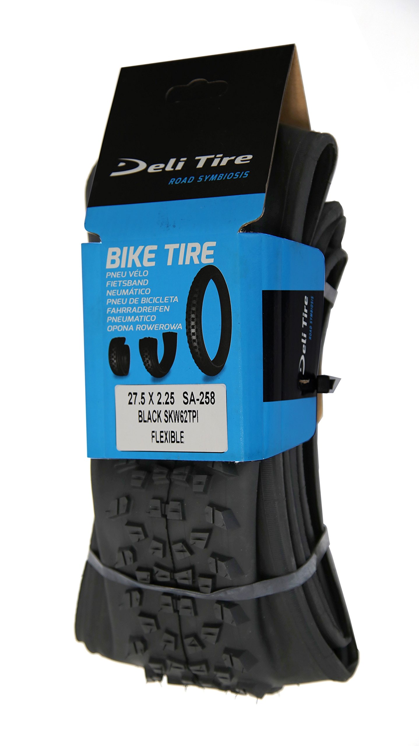 Deli Tire 27.5 x 2.25 MTB用タイヤ2本セット チューブ付