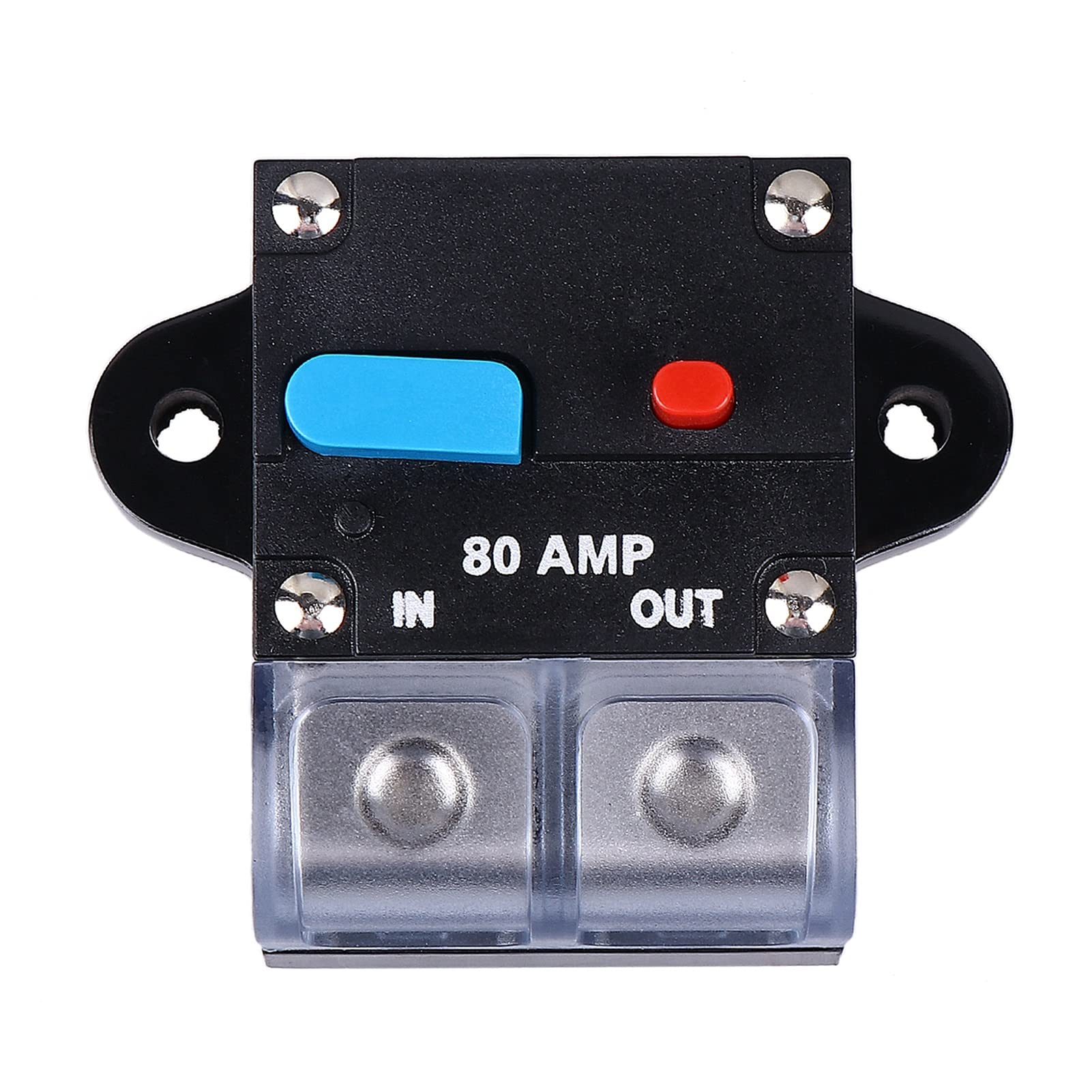 GVBAEPIEO 100A 200A 250A 300A Car Resettable Circuit Breaker Self-Recovery Fuse Manual Reset Button Accessories(Army Green)